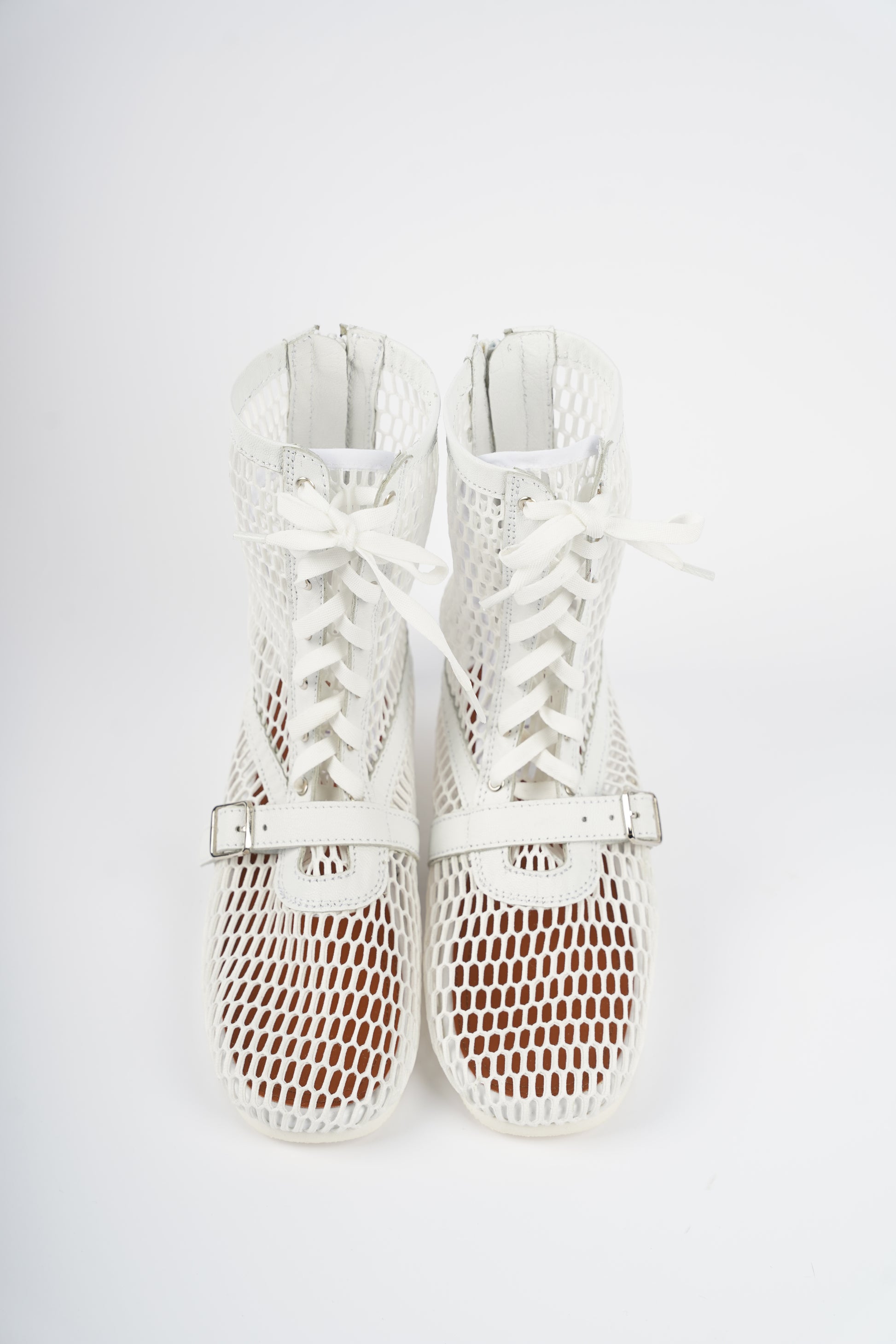 IVORY HIGH BALLET BOOTS